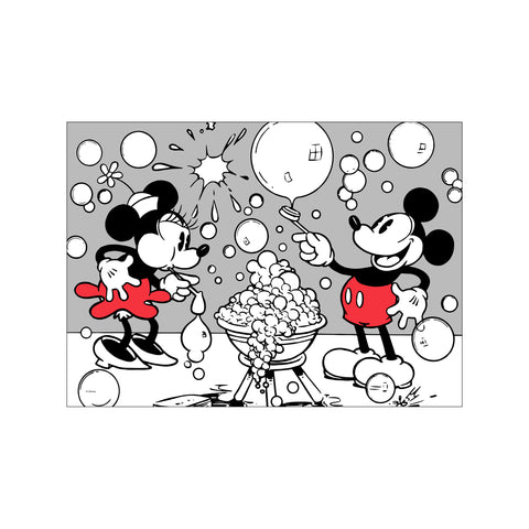 Mickey Mouse – Bubble Play — Art print by Disney from Poster & Frame