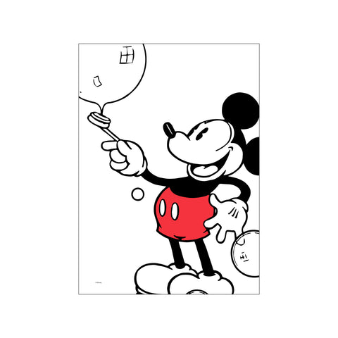 Mickey Mouse – Bubble Time — Art print by Disney from Poster & Frame