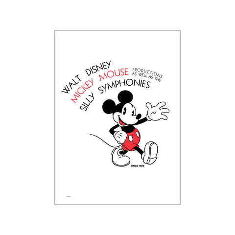 Mickey Mouse – Classic Step — Art print by Disney from Poster & Frame