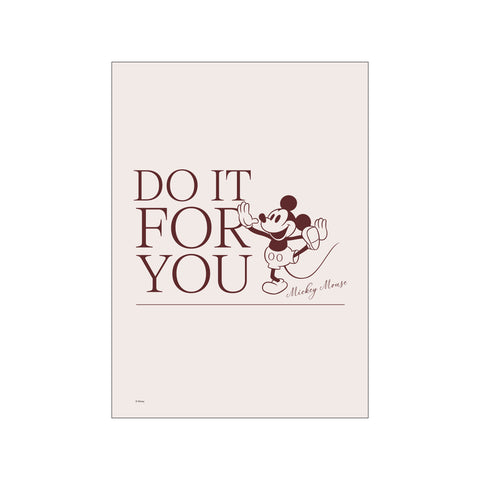 Mickey Mouse – Do It For You — Art print by Disney from Poster & Frame