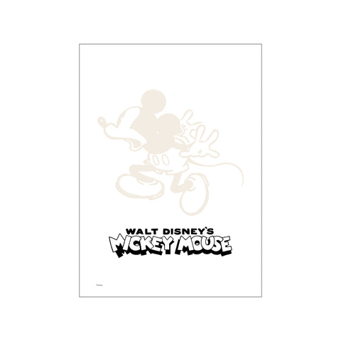 Mickey Mouse – Faded Classic Pose — Art print by Disney from Poster & Frame