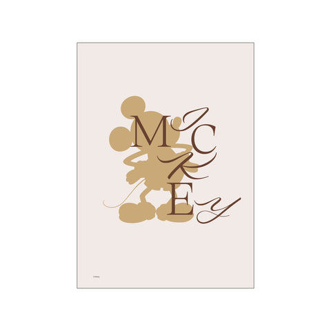 Mickey Mouse – Golden Layers — Art print by Disney from Poster & Frame
