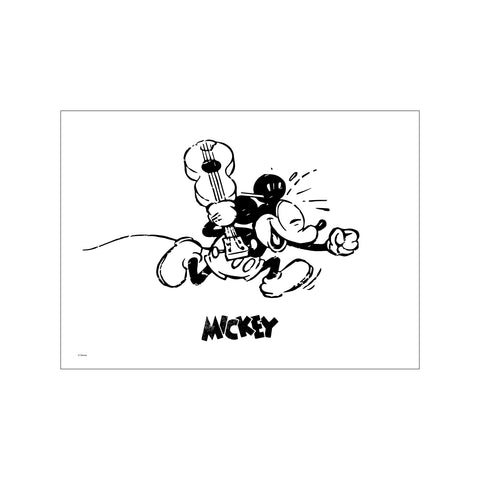 Mickey Mouse – Guitar Dash — Art print by Disney from Poster & Frame