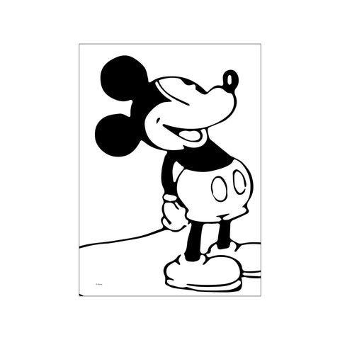 Mickey Mouse – Joyful Lean — Art print by Disney from Poster & Frame