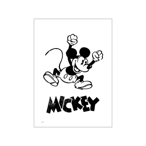 Mickey Mouse – Jumping Joy — Art print by Disney from Poster & Frame