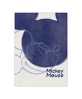 Mickey Mouse – Line Fade — Art print by Disney from Poster & Frame