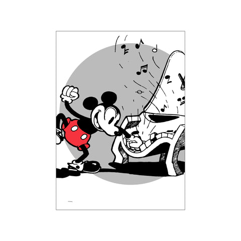 Mickey Mouse – Piano Duel — Art print by Disney from Poster & Frame