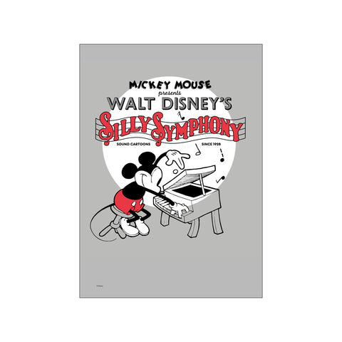 Mickey Mouse – Silly Symphony Piano — Art print by Disney from Poster & Frame