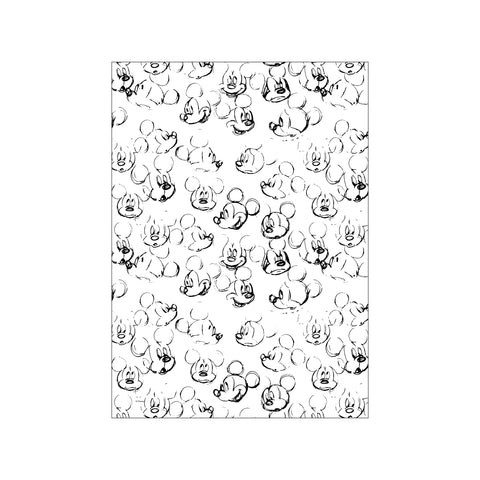Mickey Mouse – Sketch Repeat — Art print by Disney from Poster & Frame