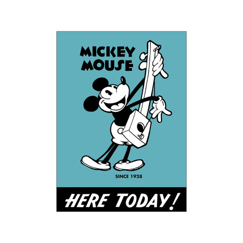 Mickey Mouse – Tall Guitar Pose — Art print by Disney from Poster & Frame