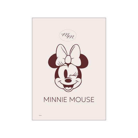 Minnie Mouse – Cheerful Wink — Art print by Disney from Poster & Frame