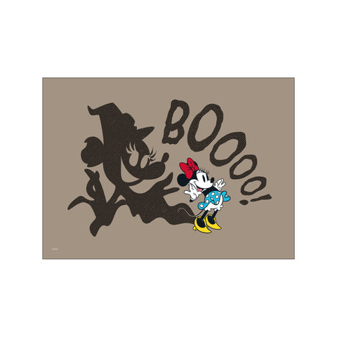 Disney - Minnie Mouse – Halloween Shadow “Boo” — Art print by Disney from Poster & Frame