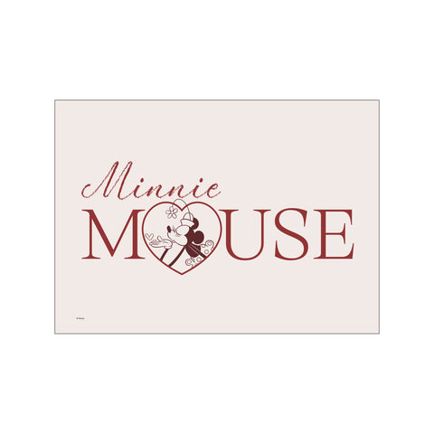 Minnie Mouse – Heart Kiss — Art print by Disney from Poster & Frame