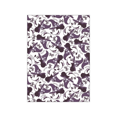 Disney - Minnie Mouse Purple Halloween Pattern — Art print by Disney from Poster & Frame