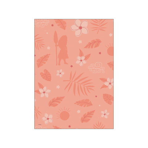 Disney - Moana Coral Silhouette — Art print by Disney from Poster & Frame