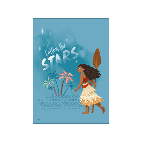 Disney - Moana - Follow the Stars — Art print by Disney from Poster & Frame