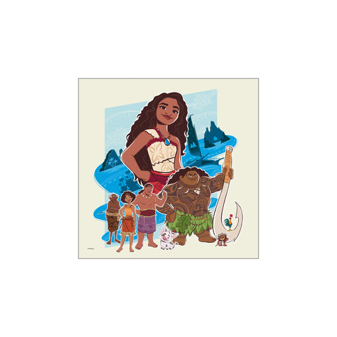 Disney - Moana Island Crew — Art print by Disney from Poster & Frame