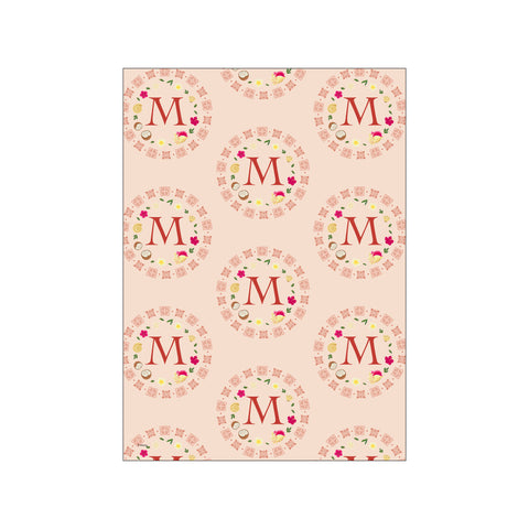 Disney - Moana Monogram M — Art print by Disney from Poster & Frame