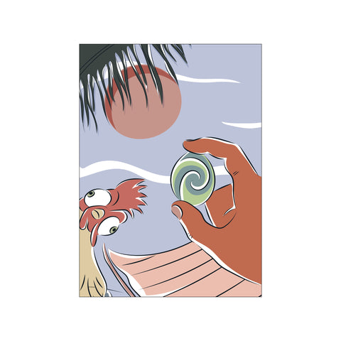 Disney – Moana Ocean Calling — Art print by Disney from Poster & Frame