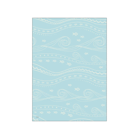 Disney - Moana Ocean Waves — Art print by Disney from Poster & Frame