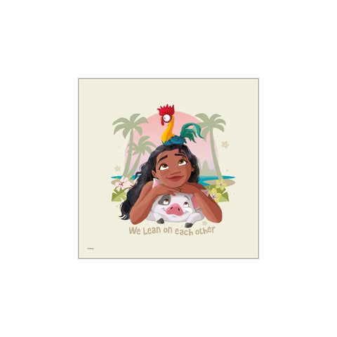 Disney - Moana - We Lean on Each Other — Art print by Disney from Poster & Frame