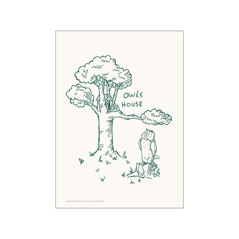 Disney - Owl’s House Tree Sketch — Art print by Disney from Poster & Frame