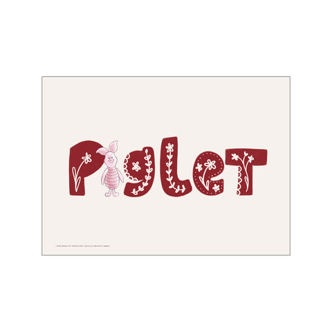 Disney's Piglet – Bloom Name — Art print by Disney from Poster & Frame