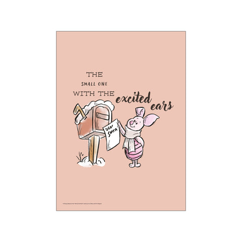 Disney - Piglet Excited for Santa — Art print by Disney from Poster & Frame