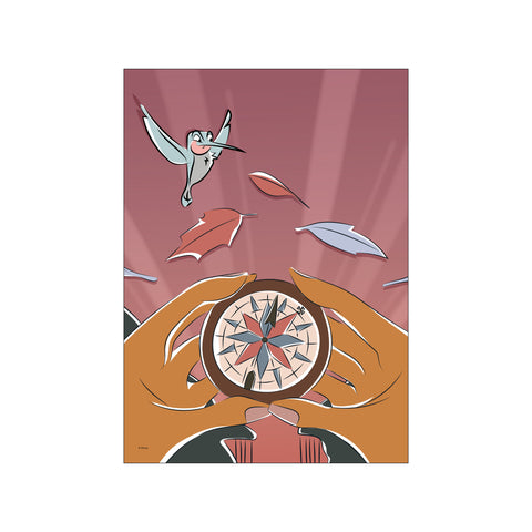 Disney – Pocahontas Compass Spirit — Art print by Disney from Poster & Frame