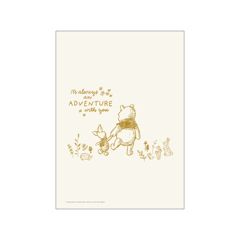 Winnie the Pooh Adventure With You — Art print by Disney from Poster & Frame
