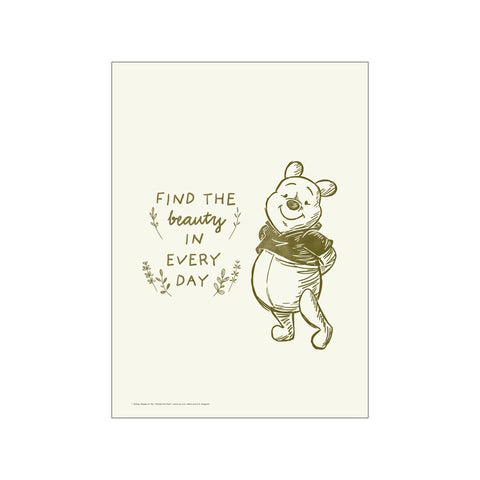 Disney's Winnie the Pooh Find Beauty Daily — Art print by Disney from Poster & Frame