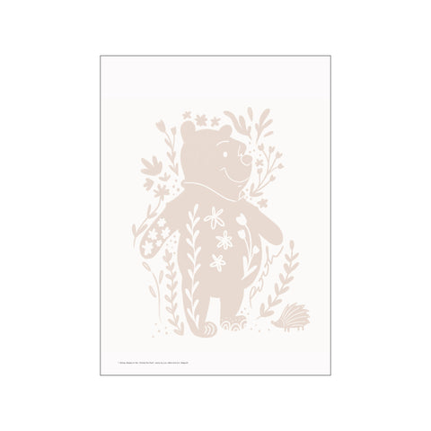 Winnie the Pooh – Floral Silhouette — Art print by Disney from Poster & Frame