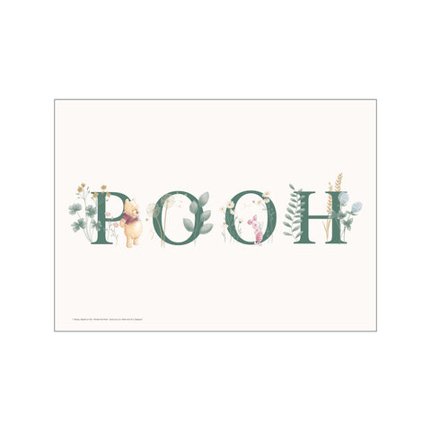Winnie the Pooh & Piglet – Garden Name — Art print by Disney from Poster & Frame