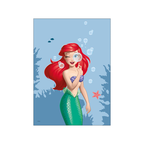 Disney Princess – Ariel Ocean Wink — Art print by Disney from Poster & Frame