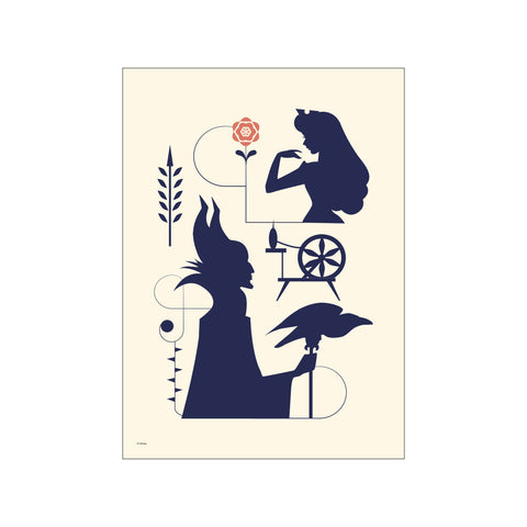 Disney Princess – Aurora and Maleficent — Art print by Disney from Poster & Frame