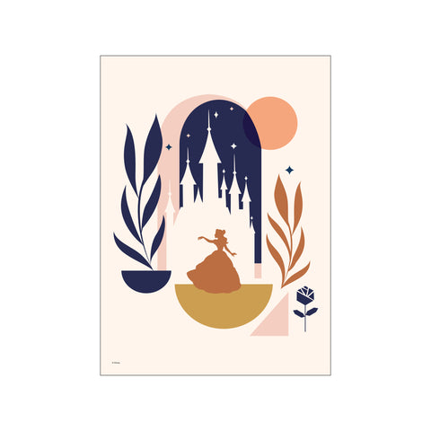 Disney Princess – Belle Castle Night — Art print by Disney from Poster & Frame