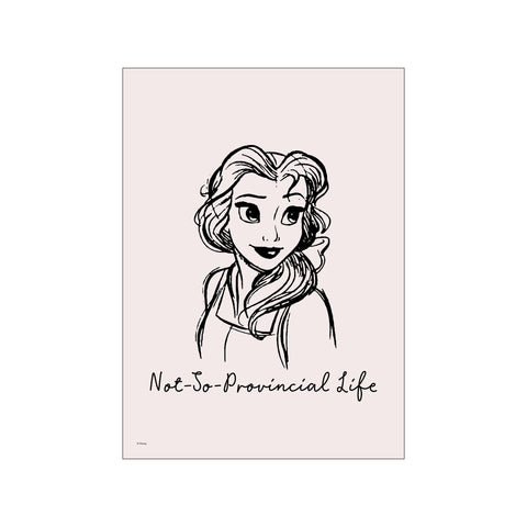 Disney Princess – Belle Portrait Sketch — Art print by Disney from Poster & Frame