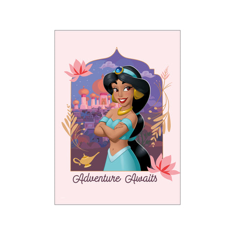 Disney Princess – Jasmine Adventure Awaits — Art print by Disney from Poster & Frame