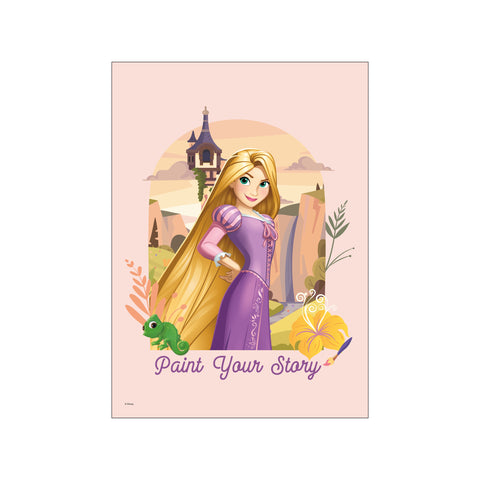 Disney Princess – Rapunzel Paint Your Story — Art print by Disney from Poster & Frame
