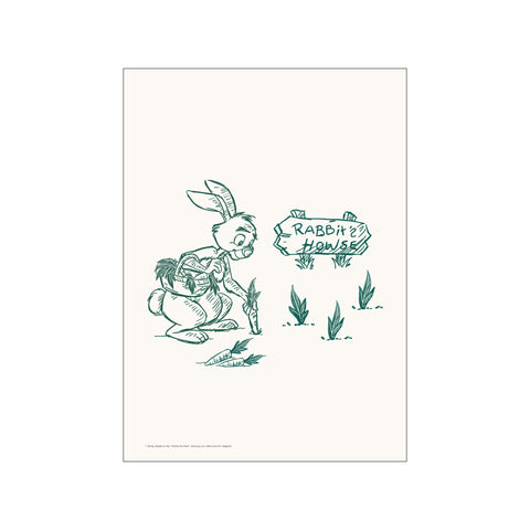 Disney's Rabbit Garden Sign — Art print by Disney from Poster & Frame