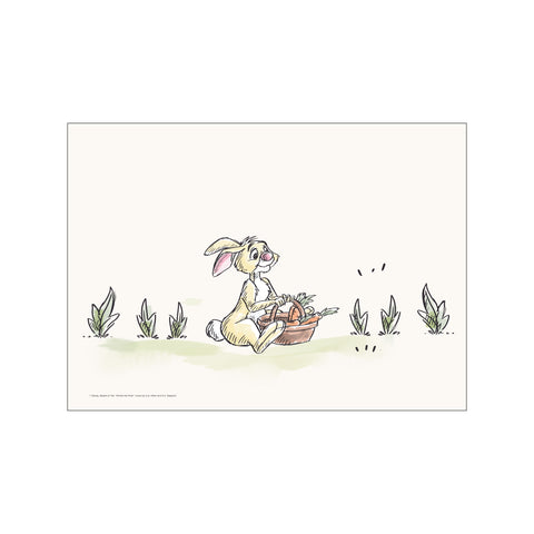 Disney - Rabbit Harvesting Carrots — Art print by Disney from Poster & Frame