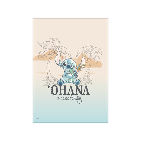 Disney – Stitch and Scrump - Ohana Means Family — Art print by Disney from Poster & Frame