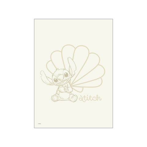 Disney - Stitch Shell Outline — Art print by Disney from Poster & Frame