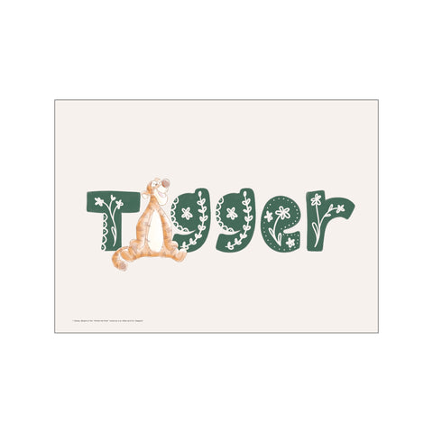 Disney's Tigger – Bloom Name — Art print by Disney from Poster & Frame