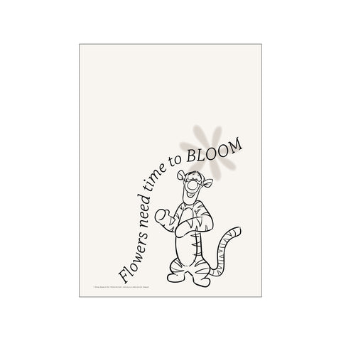 Disney's Tigger Blooming Patience — Art print by Disney from Poster & Frame