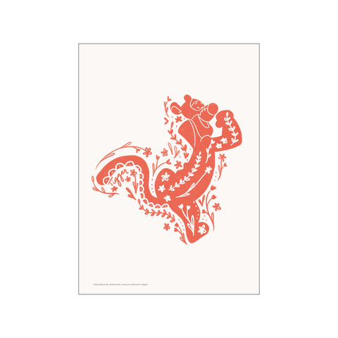 Disney's Tigger – Floral Silhouette — Art print by Disney from Poster & Frame