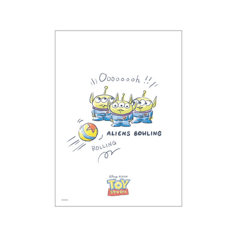 Disney – Toy Story – Aliens – Bowling — Art print by Disney from Poster & Frame
