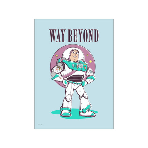 Disney – Toy Story – Buzz Lightyear – Way Beyond — Art print by Disney from Poster & Frame