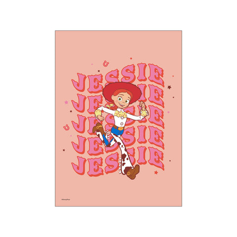 Disney – Toy Story – Jessie Name Pattern — Art print by Disney from Poster & Frame