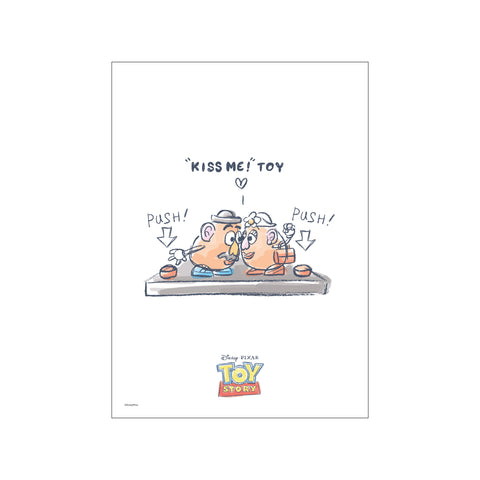 Disney – Toy Story – Mr and Mrs Potato Head – Kiss Me Toy — Art print by Disney from Poster & Frame